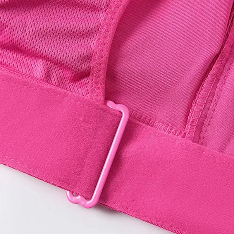 Breast Support Front Zipper Sports Casual or Gym Bra