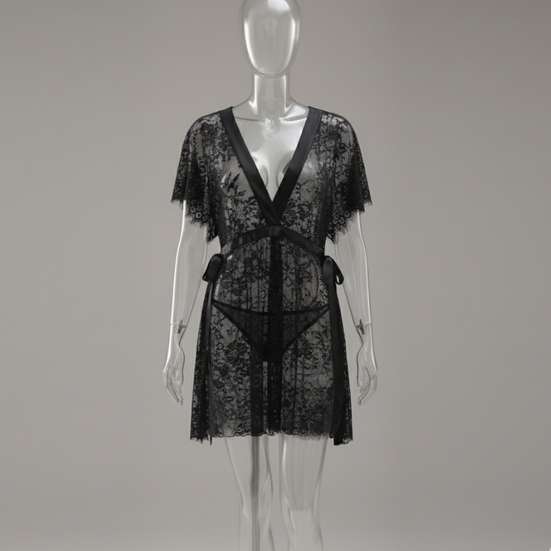 Romantic Lace Drape Nighty