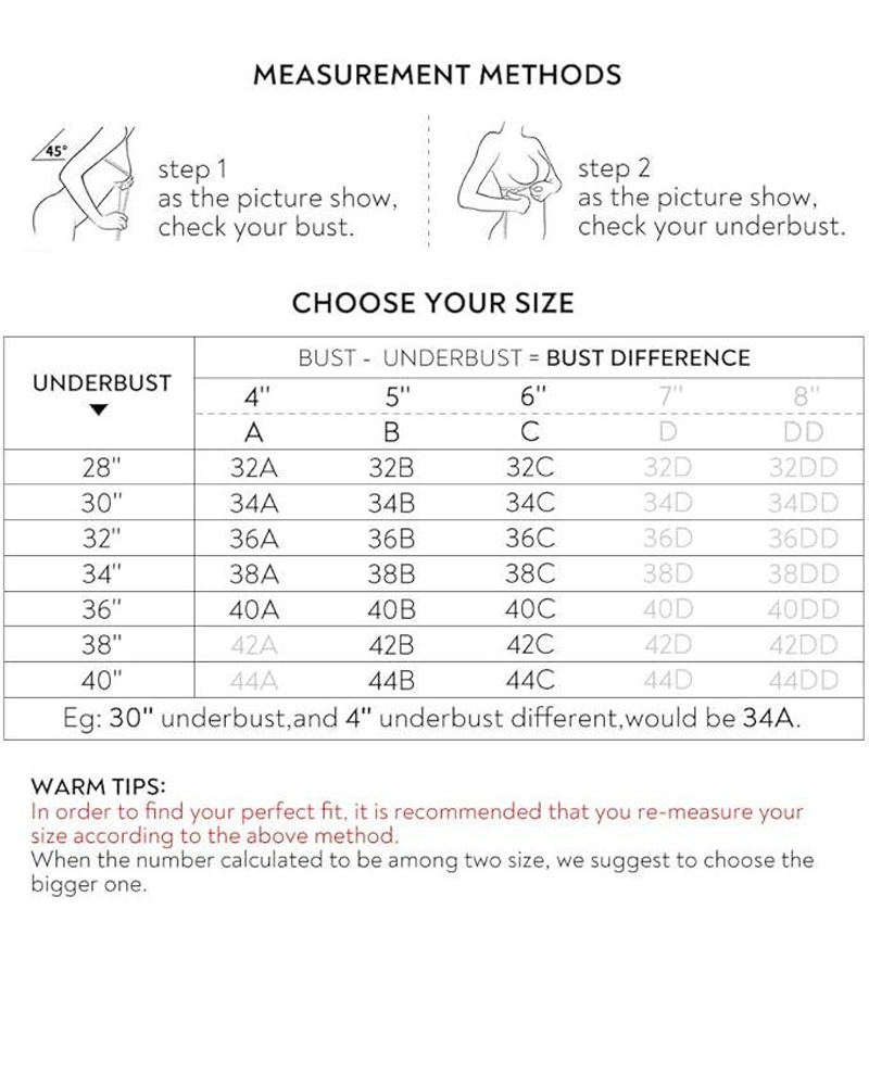 Padded Push-Up Lace Bras for Women