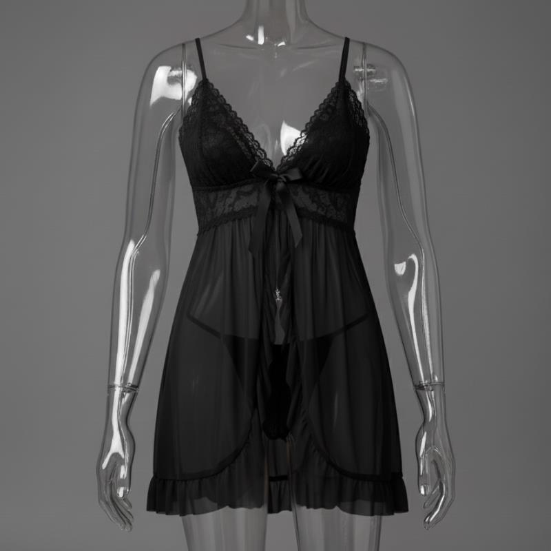 Seductive Lace Sheer Nighty