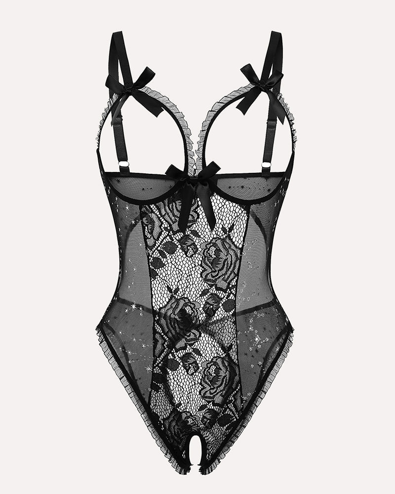 Christmas Lace Mini Bodysuit